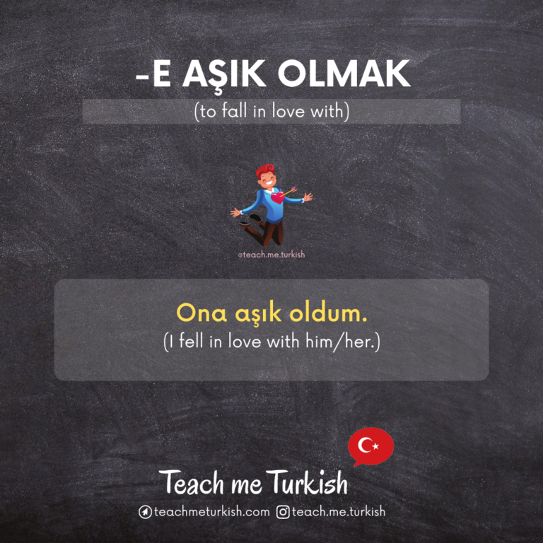 Turkish Vocabulary About Love