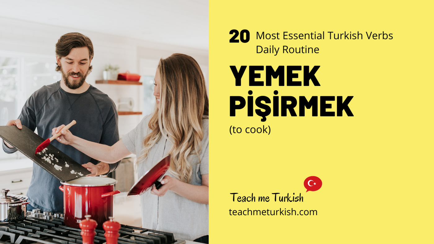 20 Most Essential Turkish Verbs Daily Routine + QUIZ - Teach Me Turkish ...